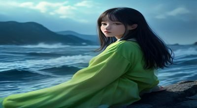户外自然光下色爽场景沉浸方案的实战测试，摄影师调整色彩参数，背景是晴天蓝天白云